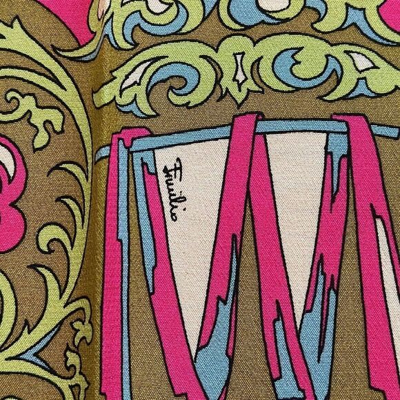 VTG Emilio Pucci silk large silk scarf made in Italy NWT in original package - Picture 6 of 15